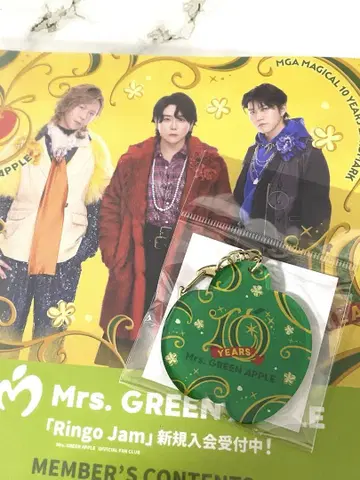 오키나와 한정판 Mrs. GREEN APPLE 미세스 아크릴 키링 증정