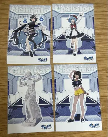 메메마을 팝업 스토어 특전 엽서 4장
