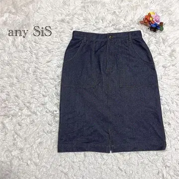 애니시스 데님 스커트 스트레치 있음 온워드 카시야마 오피스 캐주얼