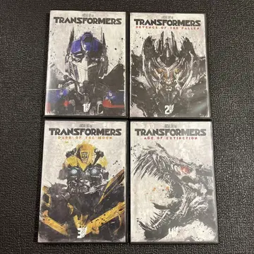 TRANSFORMERS DVD 세트 4작품 한정판 케이스