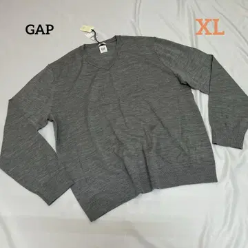 1306 GAP 갭 메리노울 V넥 스웨터 남성용 XL