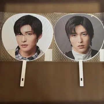 메구로 렌 부채 2개