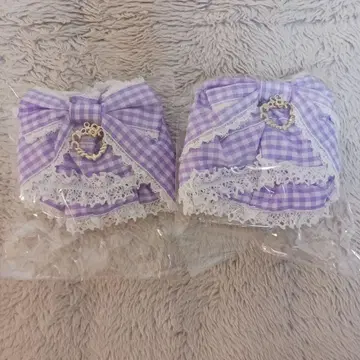 라벤더 Flancesca Ribbon 스크런치 x 2개 익일 배송 가능