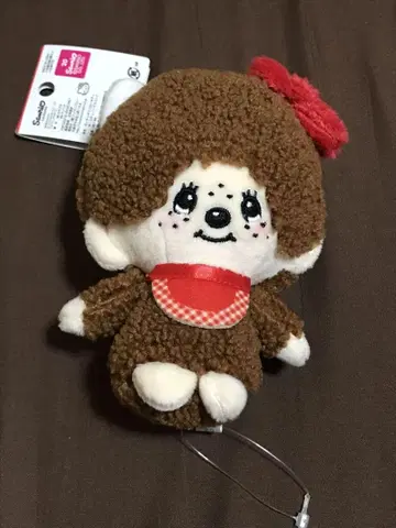 몬치치 x 헬로키티 볼 체인 마스코트