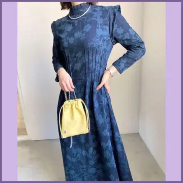 [ 아메리빈티지 ] KEILY FLOWER DENIM DRESS