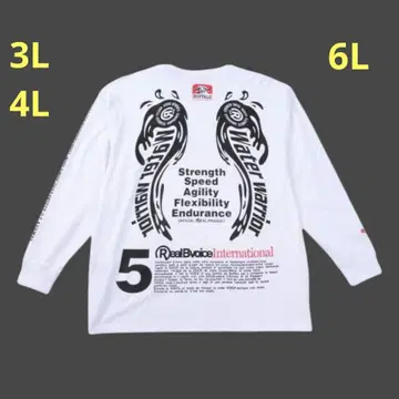 RealBvoice ANGEL WINGS 천축 긴팔T셔츠 :8s