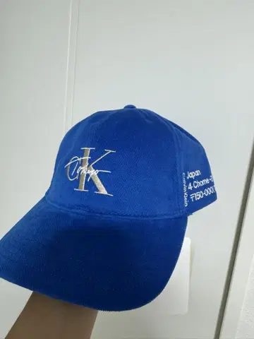 Calvin Klein 캘빈클라인 하라주쿠점 한정판 캡 블루