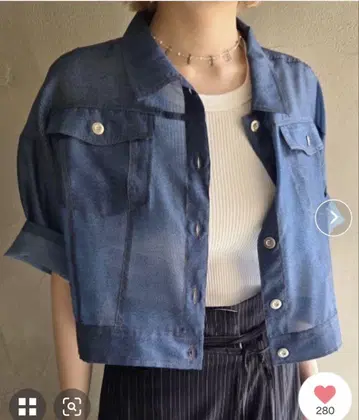Ameri DENIM LIKE PRINT SHIRT
