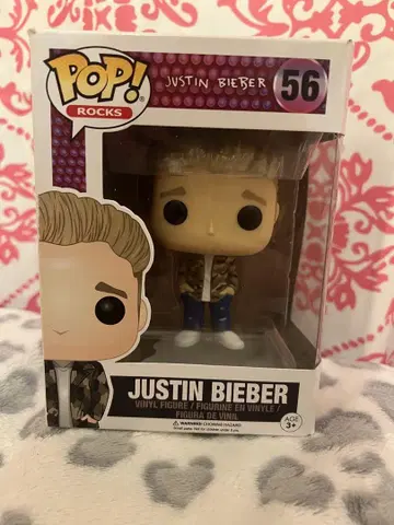 새상품 POP! ROCKS JustinBieber 피규어 56 레어