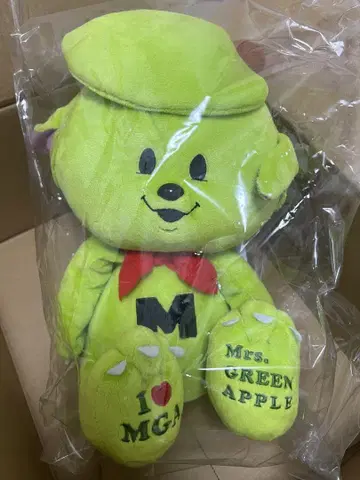 미세스 GREEN APPLE 7주년 메멜 봉제 인형 미세스