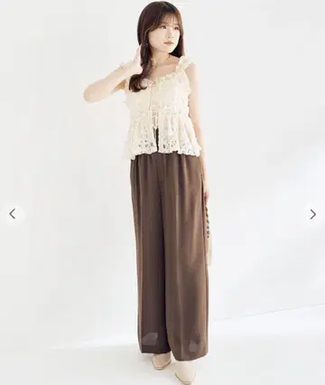 COCO DEAL 허리 이지 와이드 팬츠