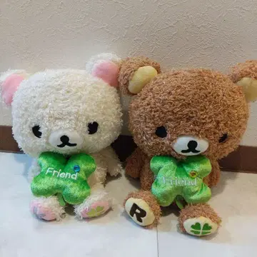 리락쿠마 행복 봉제 인형 우정 업
