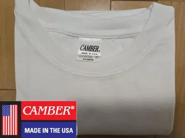 [ 새상품 ] CAMBER #302 캠버 포켓 T셔츠 화이트 XL