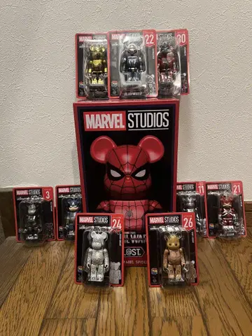 MARVEL STUDIOS 400% 스파이더맨 & 베어브릭상 9개