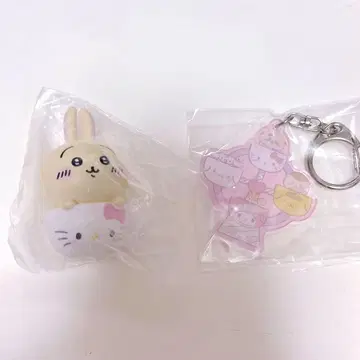 치이카와 x 산리오 시크릿 마스코트 피규어 아크릴 키링