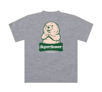 SUPERBEAVER 아메리칸 비버 로고 T셔츠