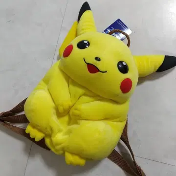 새상품 포켓몬 초기 당시 피카츄 봉제 인형 백팩