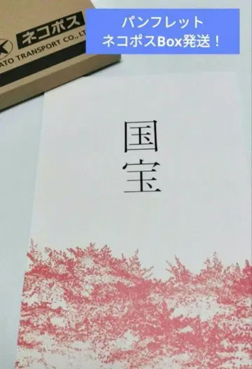 영화 [국보] 팜플렛 익명 메루카리 택배 / 네코포스 Box 발송!