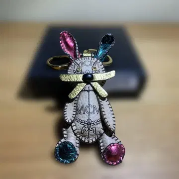 미사용 MCM 참 키링 rabbit 토끼