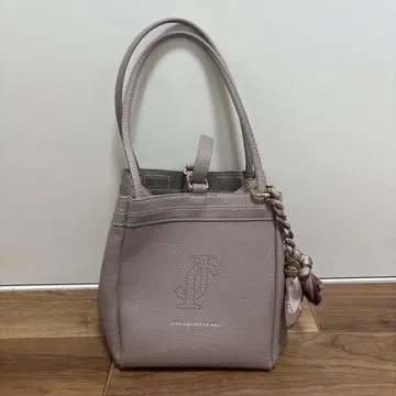 JILLSTUART 연보라색 로고 자수 핸드백