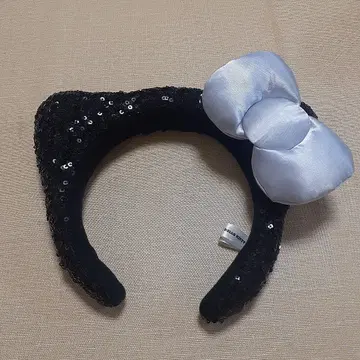 블랙 키티 머리띠