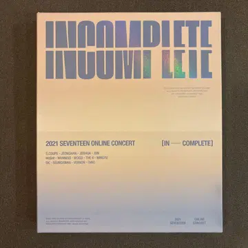 SEVENTEEN incomplete Blu-ray 수입반