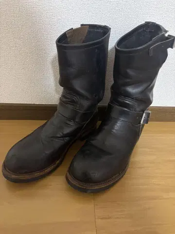 Red Wing 엔지니어 부츠 블랙 빈티지