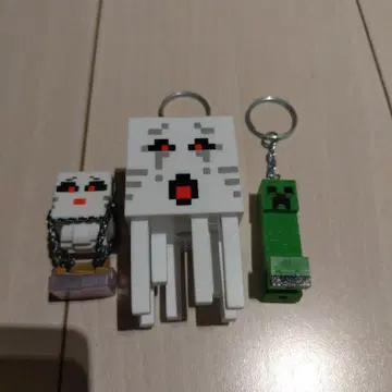 Minecraft 마인크래프트 피규어 키체인 가스트 크리퍼