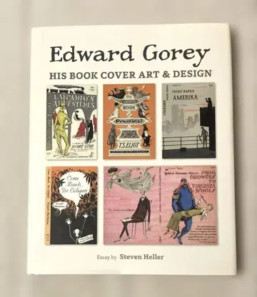 화집 에드워드 고리 Edward Gorey 북커버 아트 디자인