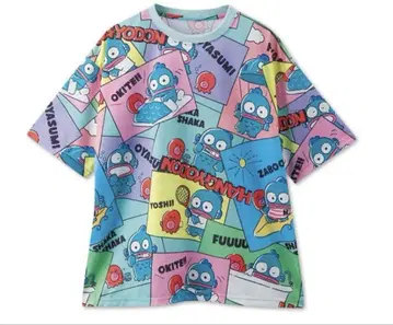 산리오 한교동 올 패턴 40주년 반팔 T셔츠