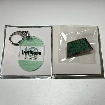 하이큐!! 10주년 기념 아오바죠사이 로고 키링 핀즈