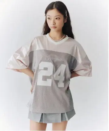 fcmm 넘버링 풋볼 저지 그레이 핑크