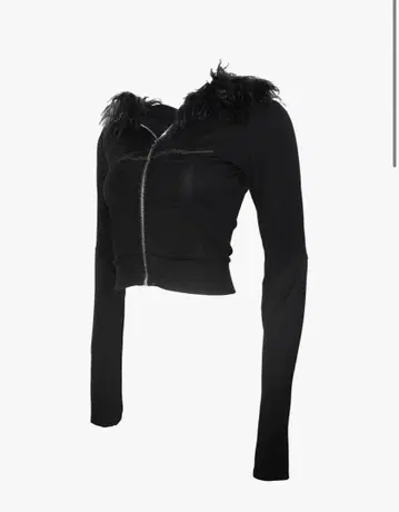 theredthread S callifur zip hoodie black