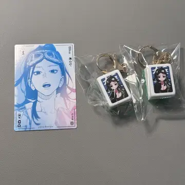 극락 거리 팝업 극근점 마작패풍 키링 카드 다라 묶음 판매