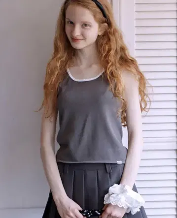 [ mieya mieya ] PLAYFUL KNIT TANKTOP