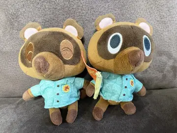 모여봐요 동물의 숲 너굴&밤돌이 봉제 인형 세트