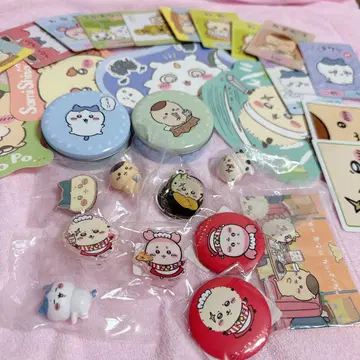 치이카와 굿즈 묶음 판매 하치와레, 랏코, 밤만쥬 등