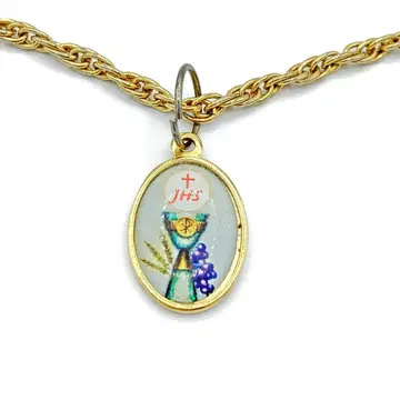 90s 빈티지 골드 레트로 마리아 목걸이 sv925 E29