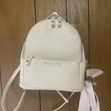 Maison de FLEUR 리본M 백팩 핑크 베이지