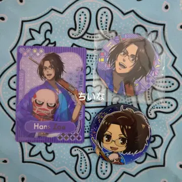 진격의 거인 엔니치 한지 캔뱃지 호일 카드 세트