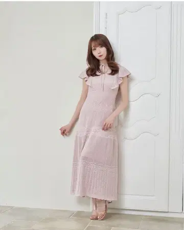Rose Muse crochet knit onepiece
