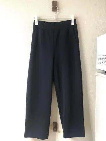 UNIQLO C 맨투맨 와이드 팬츠 표준 사이즈 S 사이즈 네이비