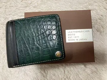 LEATHER&SILVER MOTO 접이식 지갑