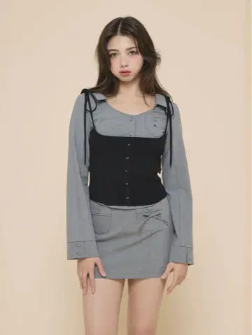 ANDMARY Maya blouse knit set up