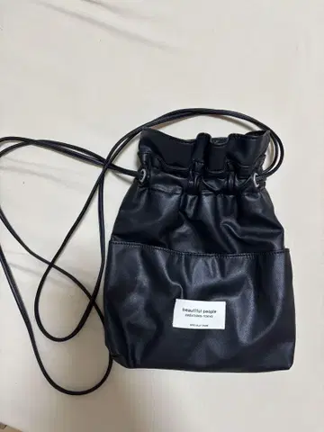 beautiful people 복조리 숄더백