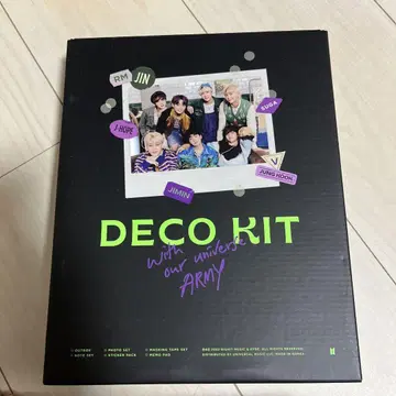 BTS DECO KIT 스티커 세트 포함