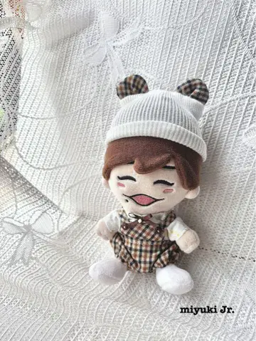 치비 누이 의류 귀 달린 니트 모자 세트 2