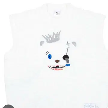 하미곰 니트 베스트 서울 화이트 usj 유니버셜