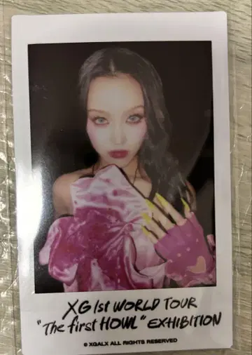 XG exhibition 폴라로이드 치사