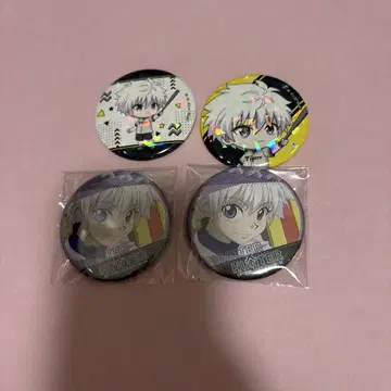 HUNTER x HUNTER 키루아 캔뱃지 4세트